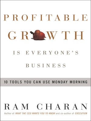 cover image of Profitable Growth Is Everyone's Business